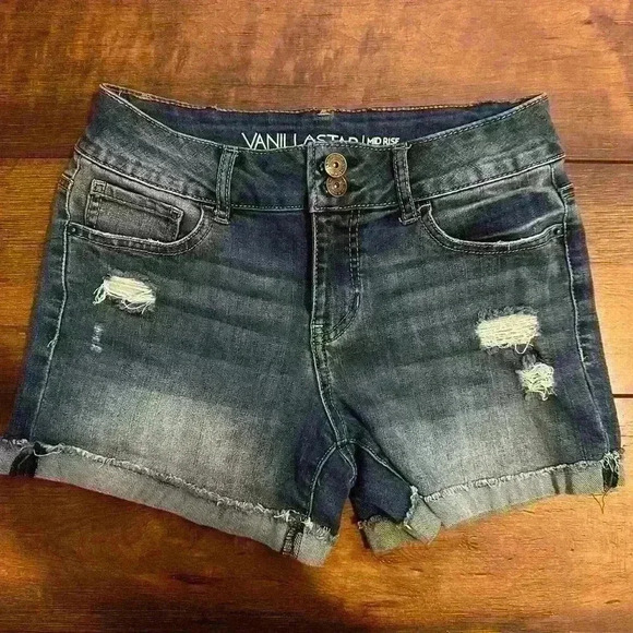 Vanilla Star Women’s Jeans shorts size 7. - Picture 1 of 3